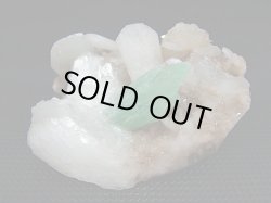 画像2: インド・マハラシュトラ州産グリーンアポフィライト＆スティルバイト原石 66.1g