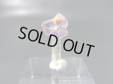 ドイツ・ザクセン州産フローライト＆シデライト付き水晶ポイント 0.4g