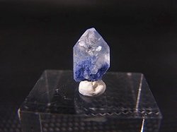 画像2: デュモルチェライトインクオーツ（錐面結晶付き） 0.3g