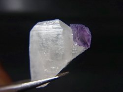 画像2: ドイツ・ザクセン州産フローライトon水晶 2.3g