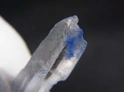 画像2: デュモルチェライトインクオーツ（錐面結晶付き） 1.3g