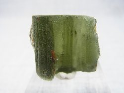 画像1: ジュエリー品質：チェコ産モルダバイトSA原石（国内鑑別書付き） 7.7ｇ