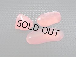 画像2: アルゼンチン産クリアロードクロサイト（SA）研磨原石 3点セット トータル 3.1g