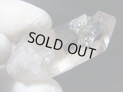 画像2: ノルウェー産クリア水晶（ヘマタイト/針状ルチル入り） 25.1g
