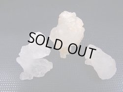 画像1: インド・ヒマラヤ・クル渓谷産アイスクリスタル/ニルバーナクオーツ 3点セット トータル 43.4g