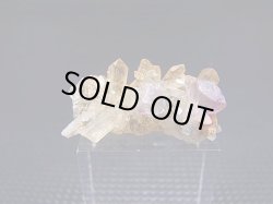 画像1: ドイツ・ザクセン州産フローライト付き水晶 2.1g