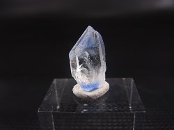 画像1: デュモルチェライトインクオーツ（錐面結晶付き） 0.8g