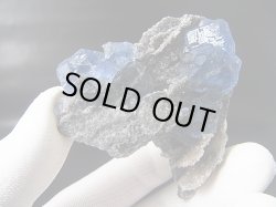 画像1: 福建省産ブルーフローライト原石 76.9g