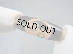 画像2: 「陰陽太極」現代天珠 直径12.5×36.5mm