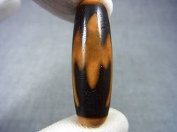 画像1: 「五福臨門」現代天珠 直径12×38mm