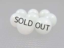 画像2: ミャンマー産グリーン本翡翠・粒売りビーズ 12mm平均