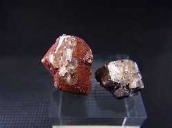 画像1: 三宅島産アノーサイト（灰長石）原石（1面研磨） 2点セット トータル 7.8g