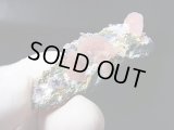 広西チワン族自治区産ロードクロサイト（カルサイト仮晶/パイライト・水晶・フローライト付き） 8.4g