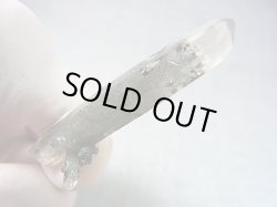 画像1: ノルウェー産水晶ポイント（アクチノライト/ヘマタイト入り） 4.6g