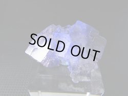 画像2: ヤオガンシャン産パープル/カラーレス・ゾーニングフローライト原石 8.5g