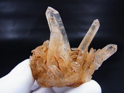 画像2: 長野県御座山産水晶クラスター（リモナイト入り） 42.4g