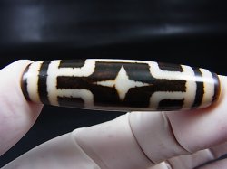 画像2: 「平安十字佛」現代天珠 直径約13×48.5mm