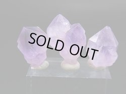 画像2: ベトナム・ハザン産ラベンダーアメジスト 3点セット トータル 7.3g