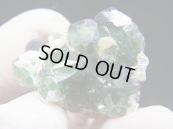 画像1: ナミビア・エロンゴ産フローライト＆モスコバイト原石 19.6g