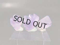 画像1: ベトナム・ハザン産ラベンダーアメジスト 3点セット トータル 6.5g