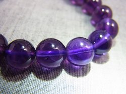 画像2: ザンビア産カラーシフト/ディープカラーアメジスト粒売りビーズ 10mm平均