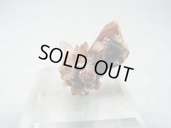 画像2: メキシコ産レッドトパーズ原石（群晶） 1.9g