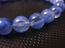 画像2: ブラジル産ブルーカイヤナイトシリカ粒売りビーズ 8.5mm平均