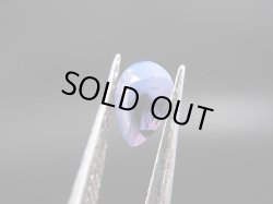 画像1: ベトナムLuc Yen産シルキーサファイア・ルース（ペアシェイプ/バイカラー） 0.4カラット