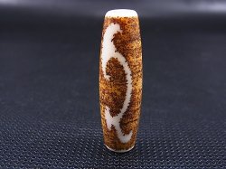 画像1: 「如意釣」現代天珠 直径約11.5×39mm