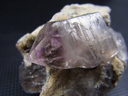 画像2: ノルウェー産アメジスト原石（エレスチャル/パイライト付き） 117.8g