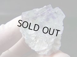 画像1: ヤオガンシャン産トリカラーフローライト原石 28.9g