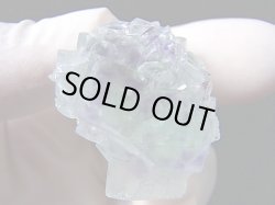 画像2: ヤオガンシャン産トリカラーフローライト原石 28.9g