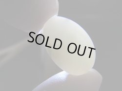 画像2: 和田玉（ホータンぎょく）「羊脂白玉」オリジナルビーズ 約19.5×12.5×9mm