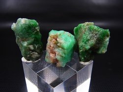 画像2: タンザニア産クリソプレーズ原石 3点セット トータル 16.1g