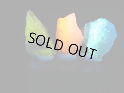 画像1: Hokkaidoite北海道然別湖産蛍光オパール原石 3点セット トータル 3.9g