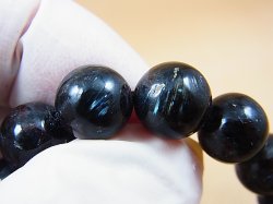 画像2: アルベゾン閃石(アルベゾナイト)ブレスレット 10mm平均 内寸：約15.5cm