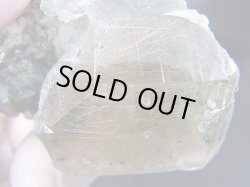 画像2: インド・マニハール産クリア水晶（アイスクリスタル/ゴールドルチル＆クローライト入り） 58.0g