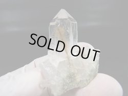 画像1: インド・マニハール産ウォータークリア水晶（ルーツ＆バーストゴールドルチル入り） 17.5g