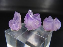 画像2: ベトナム・ハザン産ラベンダーアメジスト 3点セット トータル 6.0g