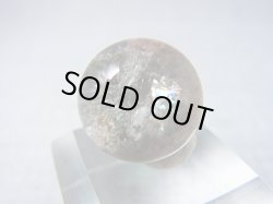 画像1: ブラジル・ミナスジェライス州産ガーデン水晶丸玉（レインボー入り） 14.5mm