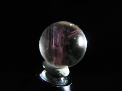 画像1: マダガスカル産ピンクエンジェルラダー水晶丸玉 9mm