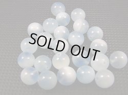 画像1: ナイジェリア産バイカラーアクアマリン粒売りビーズ(ソーティング済み) 8mm平均