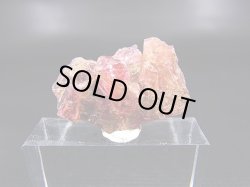 画像1: タンザニア・マヘンゲ産ホットピンクスピネル原石 18.5カラット