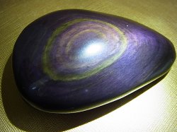 画像2: メキシコ産レインボーオブシディアン研磨タンブル 246.4g