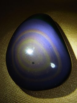 画像2: メキシコ産レインボーオブシディアン研磨タンブル 120.9g