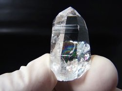 画像1: ペーニャブランカ産コロンビアン・レムリアンシード水晶ポイント（レインボー入り） 9.9g