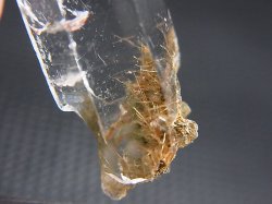 画像2: インド・マニハール産クリア水晶（ゴールドルチル入り） 5.0g