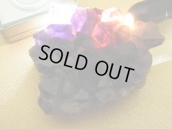 画像1: コンゴ産カラーシフト/ディープカラーアメジストクラスター 126.9g