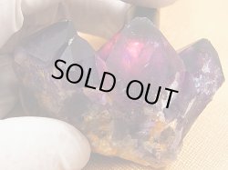 画像2: コンゴ産カラーシフト/ディープカラーアメジストクラスター 113.1g