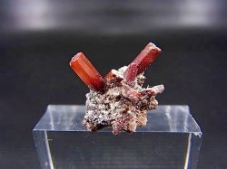 画像1: メキシコ産レッドトパーズ原石（群晶） 1.5g